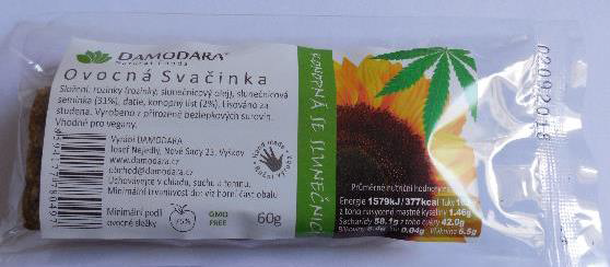 Ovocná svačinka Konopná se slunečnicí á 60 g