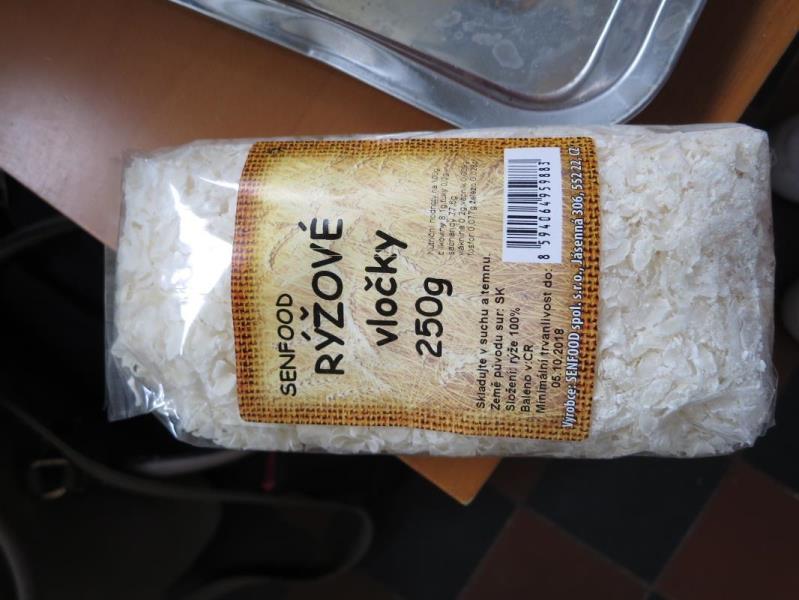 SENFOOD RÝŽOVÉ  vločky, á 250 g