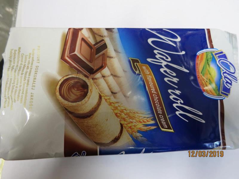 Ola Wafer roll - trubičky plněné krémem s čokoládovou příchutí