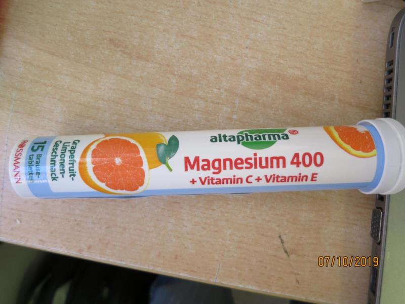 Altapharma Magnesium 400 + Vitamin C + Vitamin E