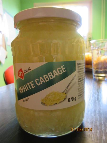 White Cabbage bílé zelí 670g