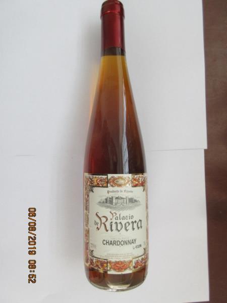 Chardonnay Palacio de RIVERA, Bílé suché víno, Alkohol: 12% obj., Země původu: Španělsko