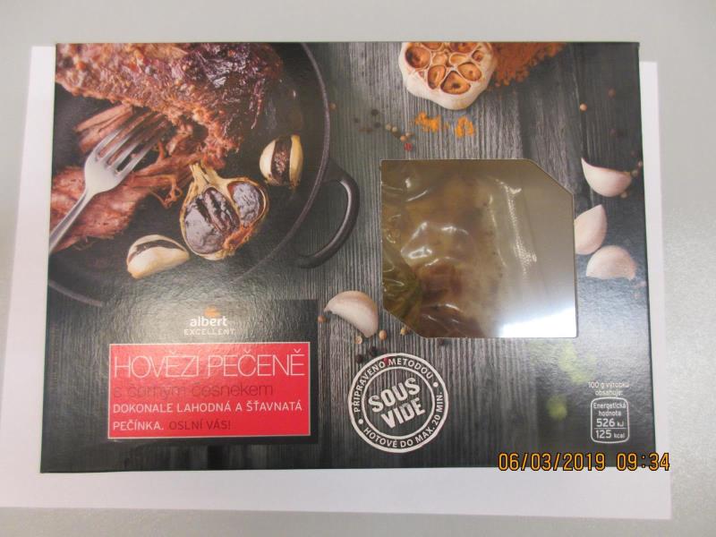Hovězí pečeně s černým česnekem - Sous Vide