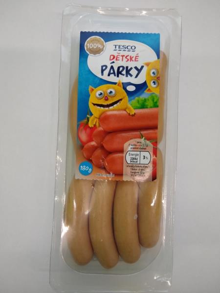 TESCO Dětské párky