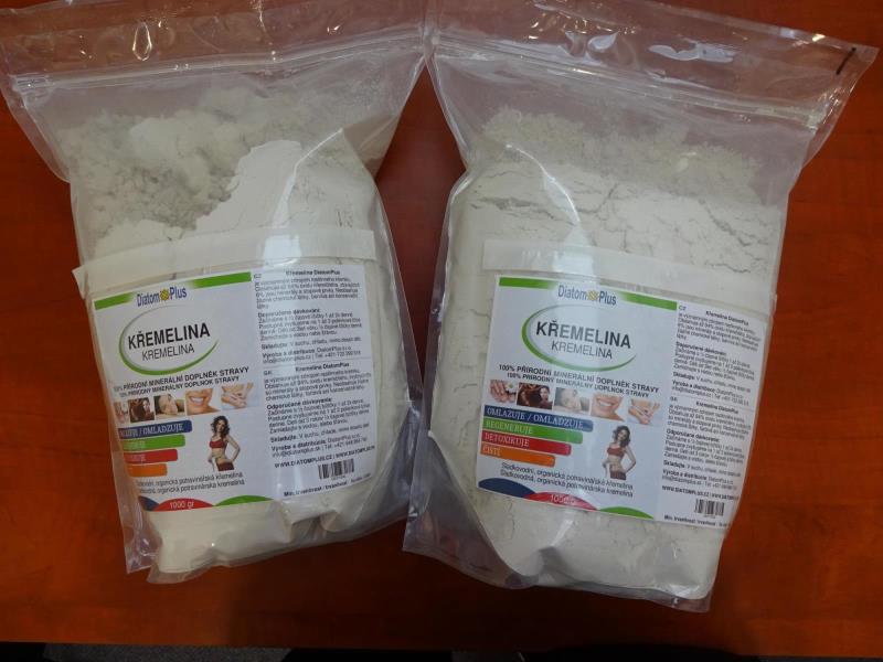 Křemelina 1000g, 100% přírodní minerální doplněk stravy