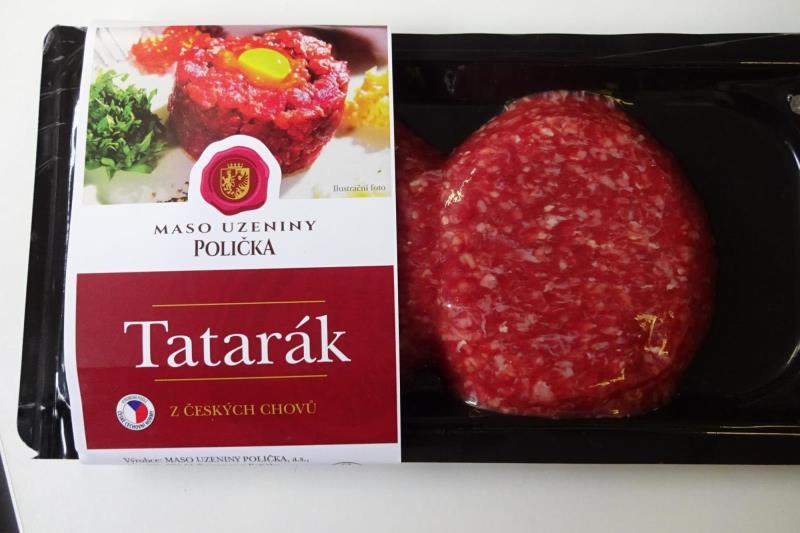 MASO UZENINY POLIČKA Tatarák z českých chovů - Tatarský biftek 250g