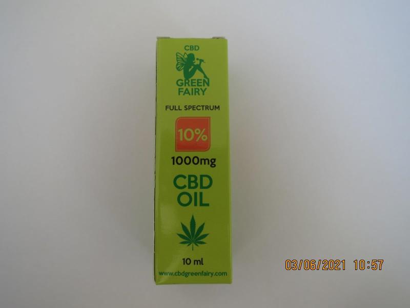 CBD olej full spectrum 10% 1000mg 10ml GREEN FAIRY