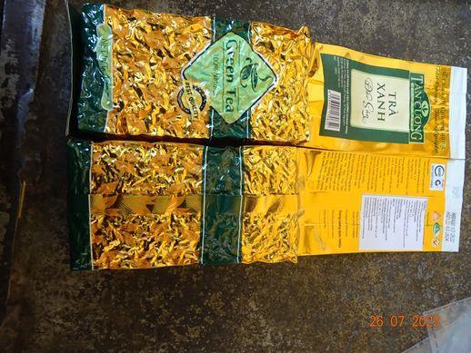 "TRÁ XANH Dac San Green Tea 100 % Natural", zn. Tan Cuong Hoang Binh, 100 g,
