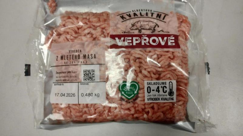 VEPŘOVÉ VÝROBEK Z MLETÉHO MASA DO 20% TUKU
