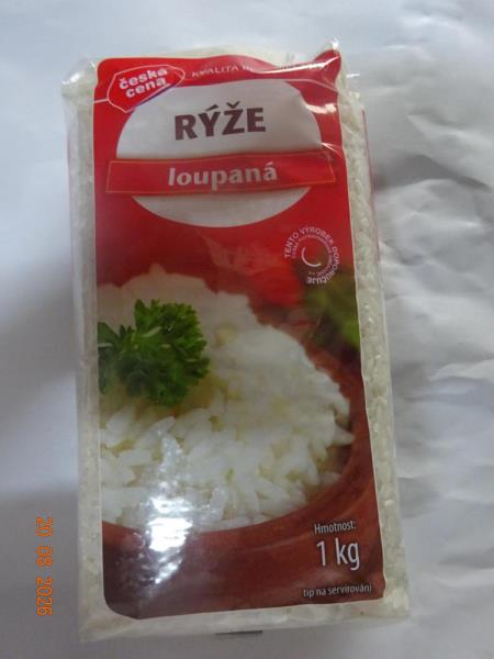 česká cena RÝŽE loupaná