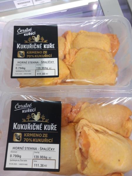 KUKUŘIČNÉ KUŘE HORNÍ STEHNA - ŠPALÍČKY