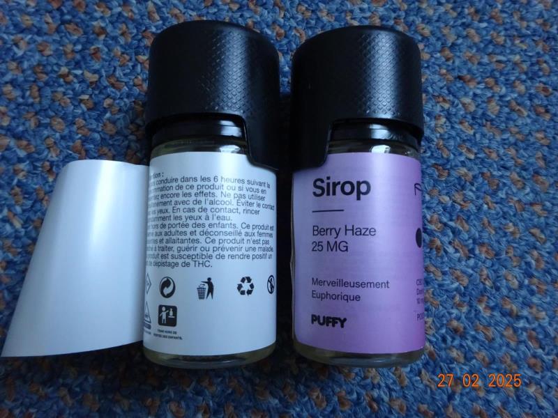 Puffy Sirop Berry Haze 25 mg