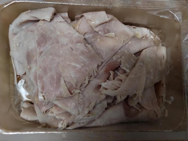 Plátky nářezák šunka (VV) - nestandardní plátky, masný výrobek tepelně opracovaný, šunka standardní