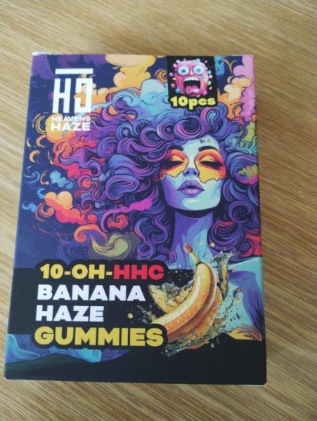 HEAVENS HAZE Gummies Banana Haze 10-OH-HHC 10ks 