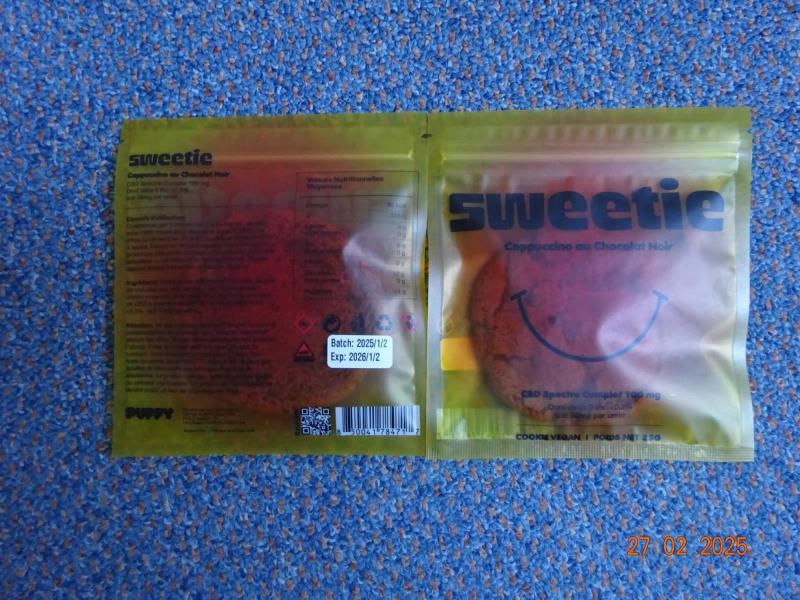 Puffy Sweetie Cappuccino au Chocolat Noir 100 mg