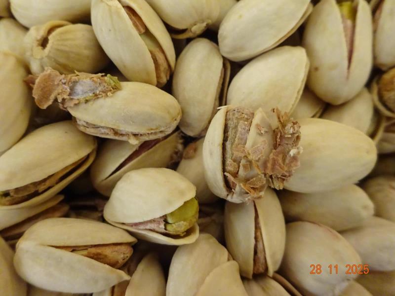 Pistácie neloupané pražené solené