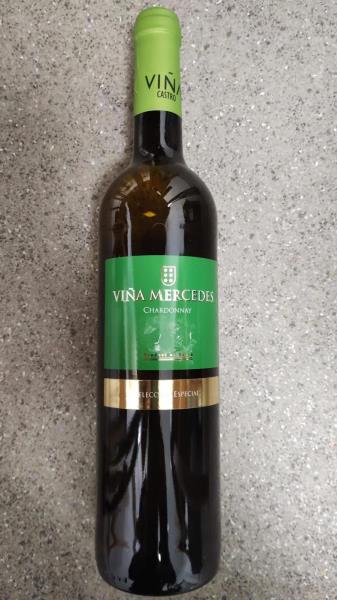 Viňa Mercedes Chardonnay 2023, bílé suché víno, vyrobeno ve Španělsku, alk. 11,5 % obj., L-09.12.24