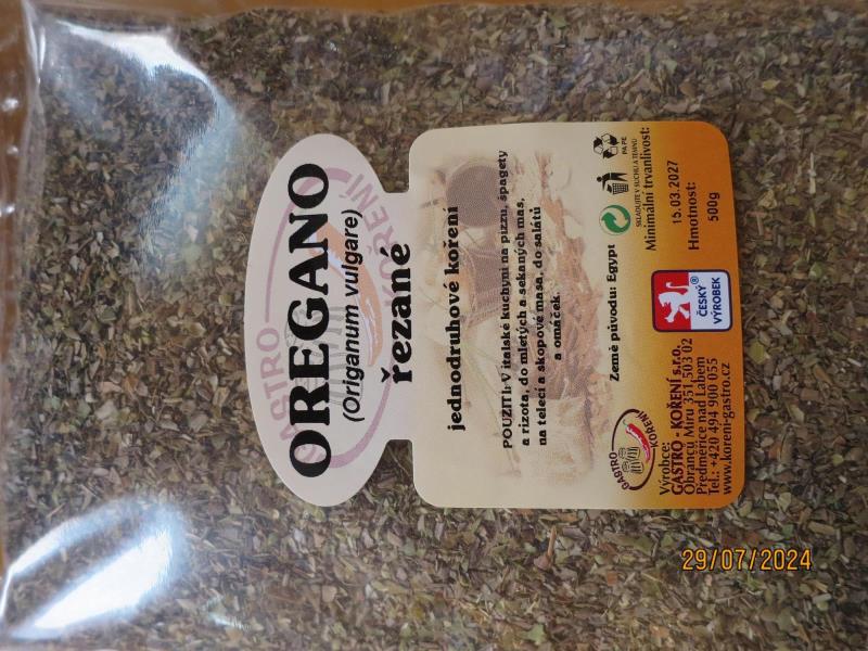 Oregano řezané