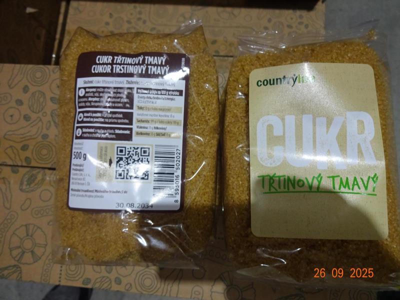 Cukr Třtinový tmavý 500g