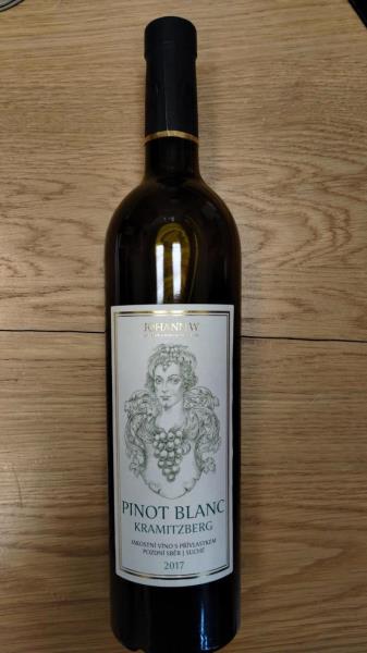 PINOT BLANC, jakostní víno s přívlastkem pozdní sběr