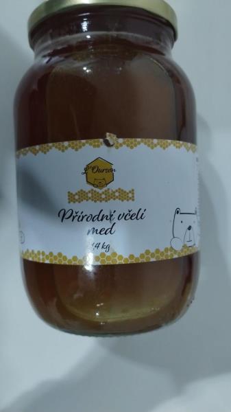 L´ Ourson Přírodní včelí med 1,4 kg