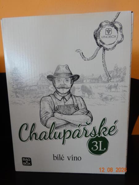 Chalupářské, bílé víno polosladké, víno ze Španělska, alk. 11 % obj.