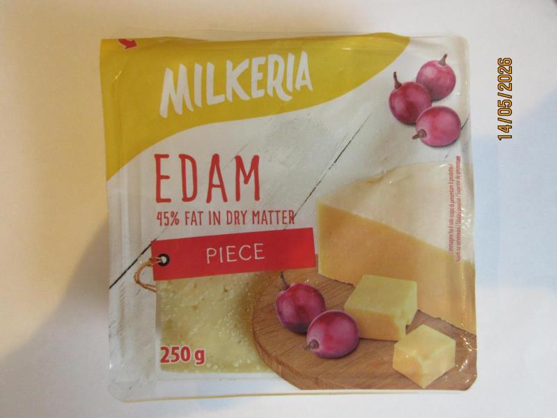 Edam 45% Fat in dry matter, Milkeria