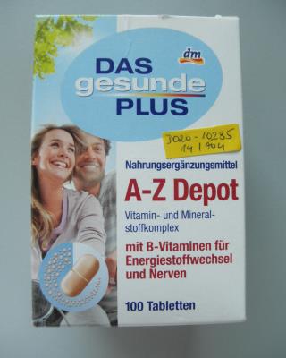 Food Pillory Poor Quality Adulterated And Unsafe Food Dm Das Gesunde Plus A Z Multispektrum Tablety S Luteinem